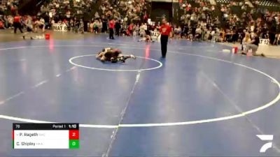 78 lbs Quarterfinal - Preston Rageth, Russell Wrestling Club vs Colton Shipley, Hoxie Kids Wrestling