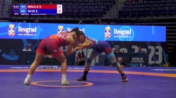 62 kg 1/8 Final - Kayla Colleen Kiyoko Miracle, United States vs Kriszta Tunde Incze, Romania