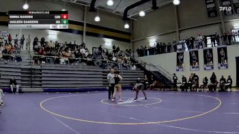 115 lbs Quarterfinals (8 Team) - Emma Barden, Carrollton vs Jasleen Sanders, Shiloh