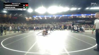 175 1A 1st Place Match - Gibson Moore, South Walton Hs vs Johnathan Clohecy, The Villages