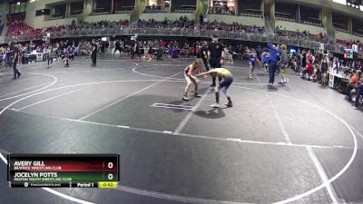 73 lbs Semifinal - Jocelyn Potts, Paxton Youth Wrestling Club vs Avery Gill, Beatrice Wrestling Club