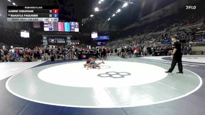 145 lbs Champ. Rd Of 64 - Aubrie Cheatham, TX vs Makayla Faulkner, KS