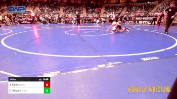 90 lbs Consi Of 16 #1 - Jace Keim, Wagoner Takedown Club vs Case Rogers, Auburn Takedown