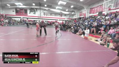 70 lbs Champ. Round 1 - Slater Spicer, Northwest Grapplers vs Bryan Schnittker Jr., Lexington Youth Wrestling Club