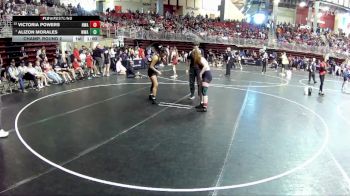 138 lbs Champ. Round 2 - Alizon Morales, Warrior Wrestling Academy vs Victoria Powers, Nebraska Wrestling Academy