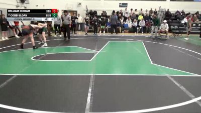 140 lbs Cons. Round 5 - Cobb Sloan, Mountain Brook Junior High vs William Ingram, Simmons Middle School