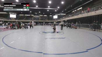 60 lbs Consolation - Jaxson Wooden, Perry Hall vs Job Eatraca, Pennsville Township