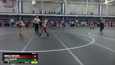 76 lbs Round 6 (10 Team) - Cody Bakhsh, Team Shutt vs Rawle Fortune, Terps East Coast Elite