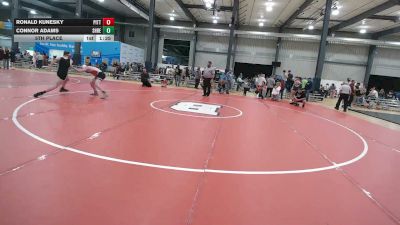 145 lbs 5th Place - Ronald Kunesky, Pittsburgh vs Connor Adams, Shrewsbury