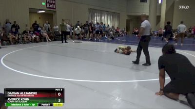 50 lbs Semifinal - Damian Alejandre, Eastside Youth Wrestling vs Averick Kohn, Gladiator Academy