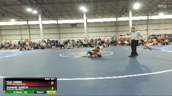 66 B Round 1 - Dominic Garcia, Fighting Squirrels vs Mac Oberg, Homedale Wrestling