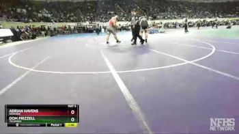 4A-285 lbs Cons. Round 1 - Adrian Havens, Skiatook vs Dom Frizzell, Tecumseh