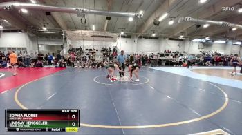 140 lbs Cons. Round 6 - Sophia Flores, Discovery Canyon vs Lindsay Henggeler, Woodland Park