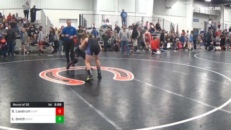 Round Of 32 - Braylen Landrum, Unattached vs Ethan Smith, Snyder WC