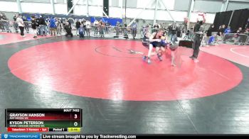 115 lbs Semifinal - Kyson Peterson, CNWC Concede Nothing WC vs Grayson Hanson, Mat Demon WC