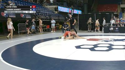 215 lbs Cons. Sub-semis - Layne O'Neil, Michigan vs Xander Dossett, Georgia