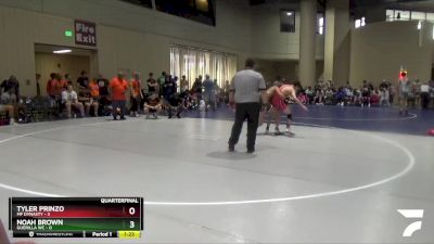 113 lbs Quarters & 3rd Wb (32 Team) - Noah Brown, Guerilla WC vs Tyler Prinzo, MF Dynasty