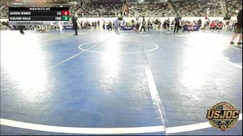 90 lbs Quarterfinal - Jaxon Hines, Comanche Takedown Club vs Colter Hale, Powerhouse Gold