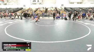 145 lbs Semifinal - Maxim Belousov, Club Not Listed vs Maximus Taylor, Webster Schroeder Warriors You Wrestling