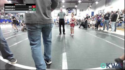 100 lbs Rr Rnd 1 - Harley Clark, ARDMORE TAKEDOWN CLUB vs Zariah Meely, Carl Albert