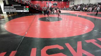 157 lbs Cons. Round 2 - Luciano Litro, St. Charles (EAST) vs Jaewon Willhite, Hoffman Estates (CONANT)