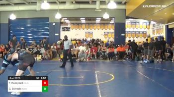 138 lbs Consi Of 32 #2 - Tanner Campbell, Countryside Clearwater vs Christian Estrada, Somerset Academy High School Pembroke Pines, FL