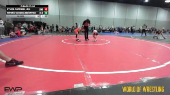 56 lbs Rr Rnd 3 - Ryker Ostermiller, Jokers 12U vs Rivers Tahdooahnippah, OK Elite 12U 1