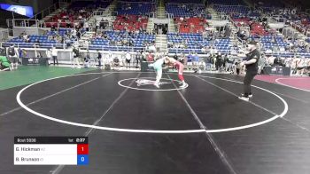 132 lbs Rnd Of 32 - Giosue Hickman, Arizona vs Bowen Brunson, Idaho