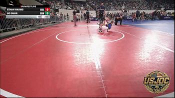 46 lbs Quarterfinal - Ethan Harms, Noble Takedown Club vs Bo Duhr, Brawlers
