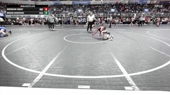 64 lbs Semifinal - Wesson Gray, Independence Youth Wrestling vs Bruin Bjostad, Clearwater Youth Wrestling Club