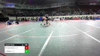 150 lbs Quarterfinal - Milyssa Camarena, Norman JH vs Jerzy Ritter, Bridge Creek Wrestling