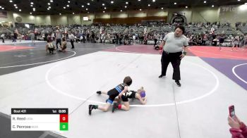 37 lbs Quarterfinal - Rozlyn Reed, Legacy Elite vs Cael Penrose, Bozeman WC