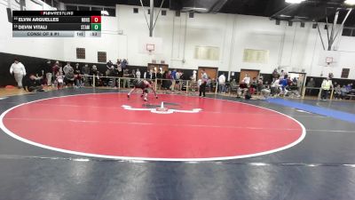 113 lbs Consi Of 8 #1 - Elvin Arguelles, New Britain vs Devin Vitali, Stamford