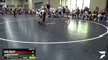 106 lbs 2nd Wrestleback (32 Team) - Luke Mealer, Guerrilla Red vs Landon Deleon, Pod Squad