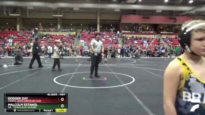 Round 2 - Malcolm Estanol, WR - Topeka Blue Thunder vs Dodger Day, Council Grove Wrestling Club