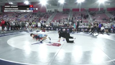 126 lbs Cons. Sub-semis - Sammy Stewart vs Braydon Studer, Club Simpson