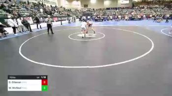 110 lbs Quarterfinal - Dustin Otteson, Tonopah Jr. Wrestling vs Will McNeal, TDWC