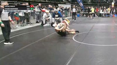 128 lbs Round Of 16 - Lucas Paula, Olympic vs Chase Martinez, Gloucester City