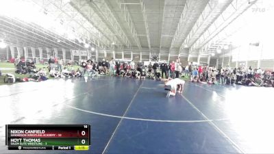 119 lbs Quarters & Wb (16 Team) - Hoyt Thomas, Salem Elite Wrestling vs Nixon Canfield, Sanderson Wrestling Academy