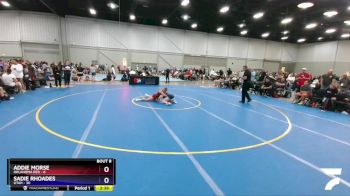 106 lbs Round 1 (16 Team) - Addie Morse, Oklahoma Red vs Sadie Rhoades, Utah