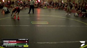 56 lbs Semifinal - Dennis Daxberger, Falcons Wrestling Club vs Vincent McQuone, Yale Street