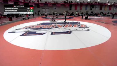 133 lbs Cons. Round 3 - Donovin Fields, Elmhurst University vs Evan Glowinski, Carthage College
