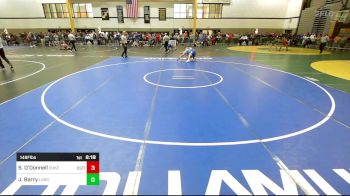 149F lbs Rr Rnd 1 - Sean O'Donnell, Duke vs Jordan Barry, Long Island