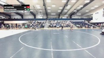 133 lbs Finals (2 Team) - Art Martinez, Case Western vs George McAteer, Ithaca