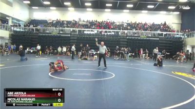 149 lbs Champ. Round 2 - Nicolas Naranjo, Mt. San Antonio College vs Abe Arzola, Santa Rosa Junior College