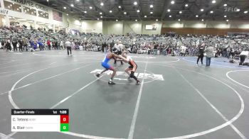 116 lbs Quarterfinal - Chance Tetens, Roseburg Mat Club vs Axum Blair, Durham WC