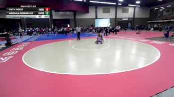 125 lbs Cons. Round 2 - Adriana Dominguez, Clint Horizon vs Onyx Ngilo, Fort Worth Chisholm Trail