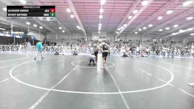 145 lbs Rr Rnd 3 - Jackson Green, Journeymen Wrestling Blue vs Wyatt Snyder, Gold Medal Wrestling Club - Easton