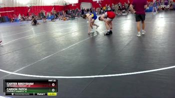 144 lbs Round 2 (6 Team) - Carter Birdyshaw, Weyauwega-Fremont vs Carson Patch, Canton C-Hawks B