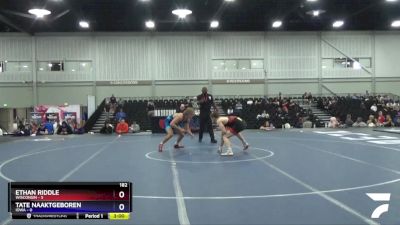 182 lbs Placement Matches (8 Team) - Ethan Riddle, Wisconsin vs Tate Naaktgeboren, Iowa